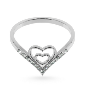 Designer Platinum Diamond Ring for Women JL PT LC859