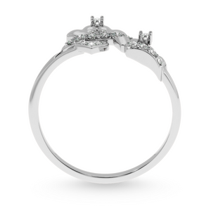 Designer Platinum Diamond Ring for Women JL PT LC860   Jewelove