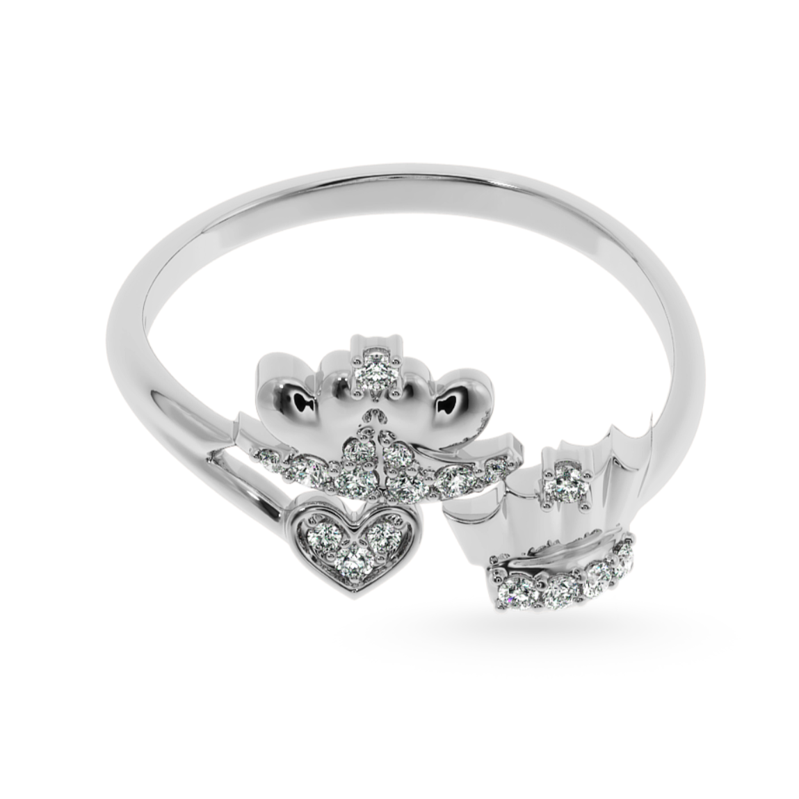 Designer Platinum Diamond Ring for Women JL PT LC860   Jewelove