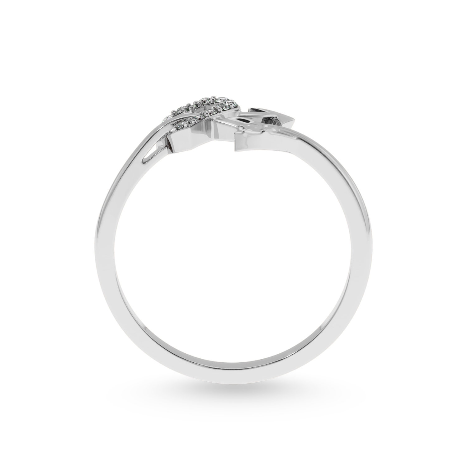 Designer Platinum Diamond Heart Ring for Women JL PT LC863   Jewelove