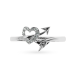 Load image into Gallery viewer, Designer Platinum Diamond Heart Ring for Women JL PT LC863  VVS-GH Jewelove
