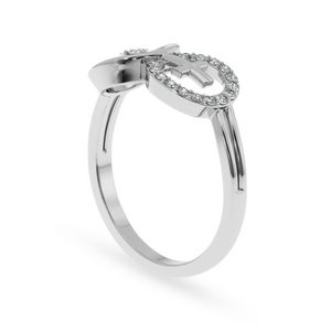 Designer Platinum Diamond Ring for Women JL PT LC867   Jewelove