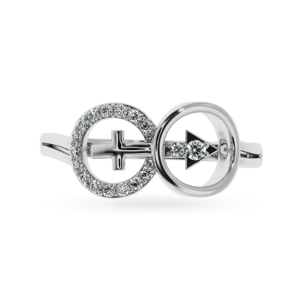 Designer Platinum Diamond Ring for Women JL PT LC867  VVS-GH Jewelove