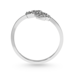 Designer Platinum Diamond Heart Ring for Women JL PT LC872   Jewelove