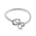 Load image into Gallery viewer, Designer Platinum Diamond Heart Ring for Women JL PT LC872   Jewelove
