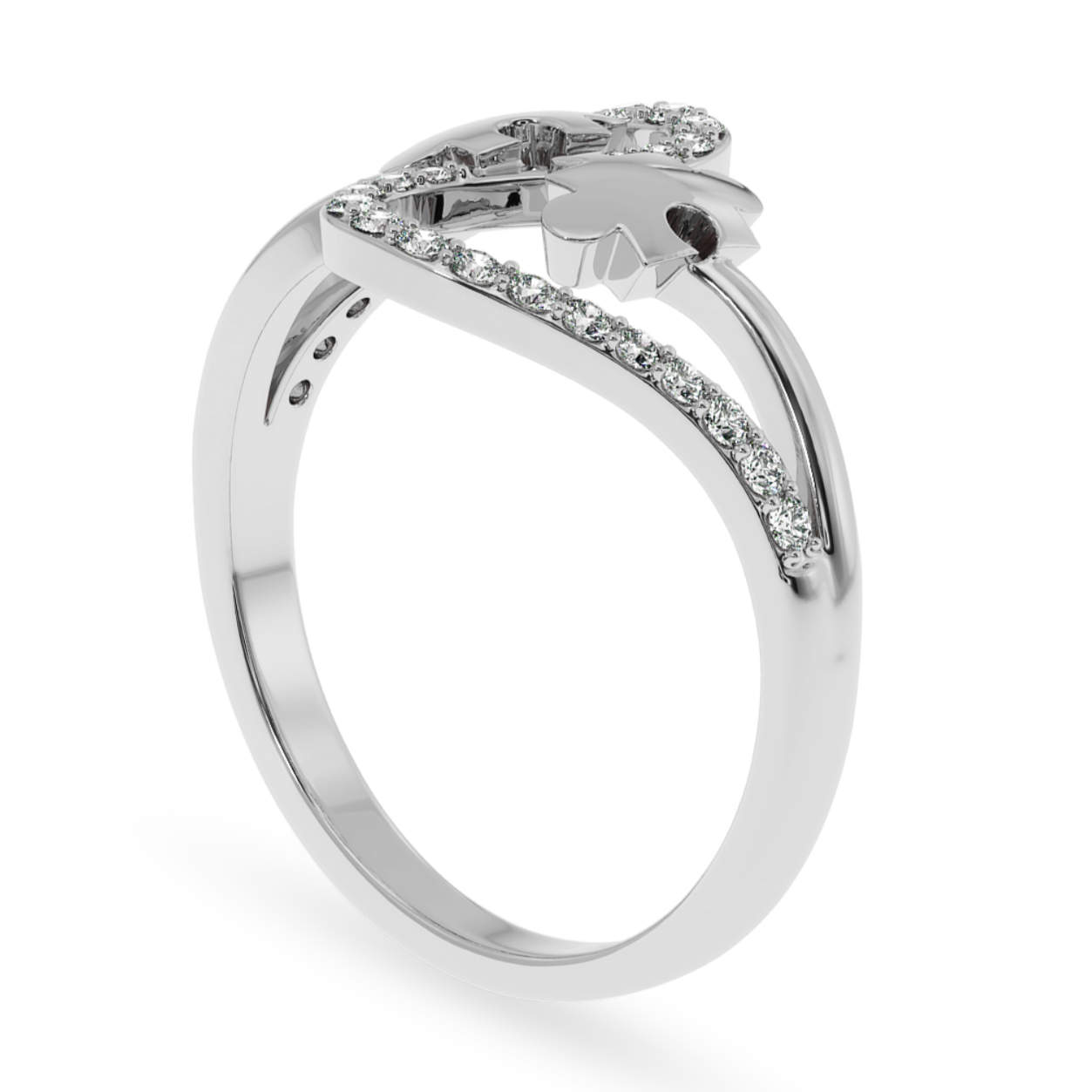 Designer Platinum Diamond Ring for Women JL PT LC873   Jewelove