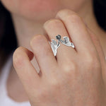 Load image into Gallery viewer, Designer Platinum Ring for Women JL PT LC876   Jewelove
