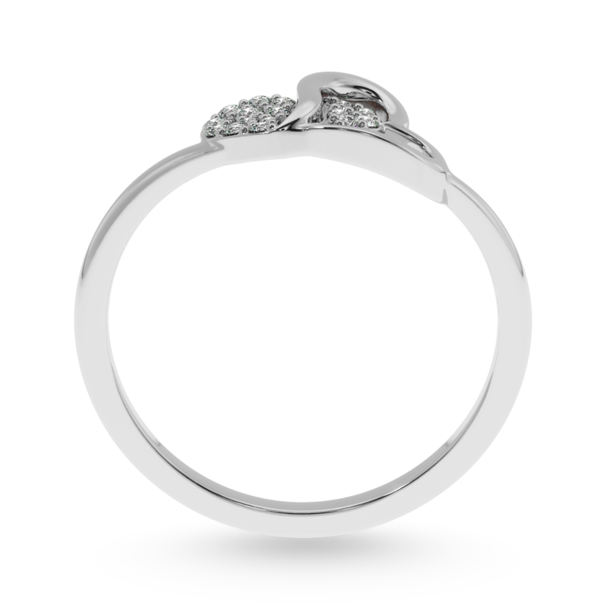 Designer Platinum Diamond Heart Ring for Women JL PT LC884   Jewelove