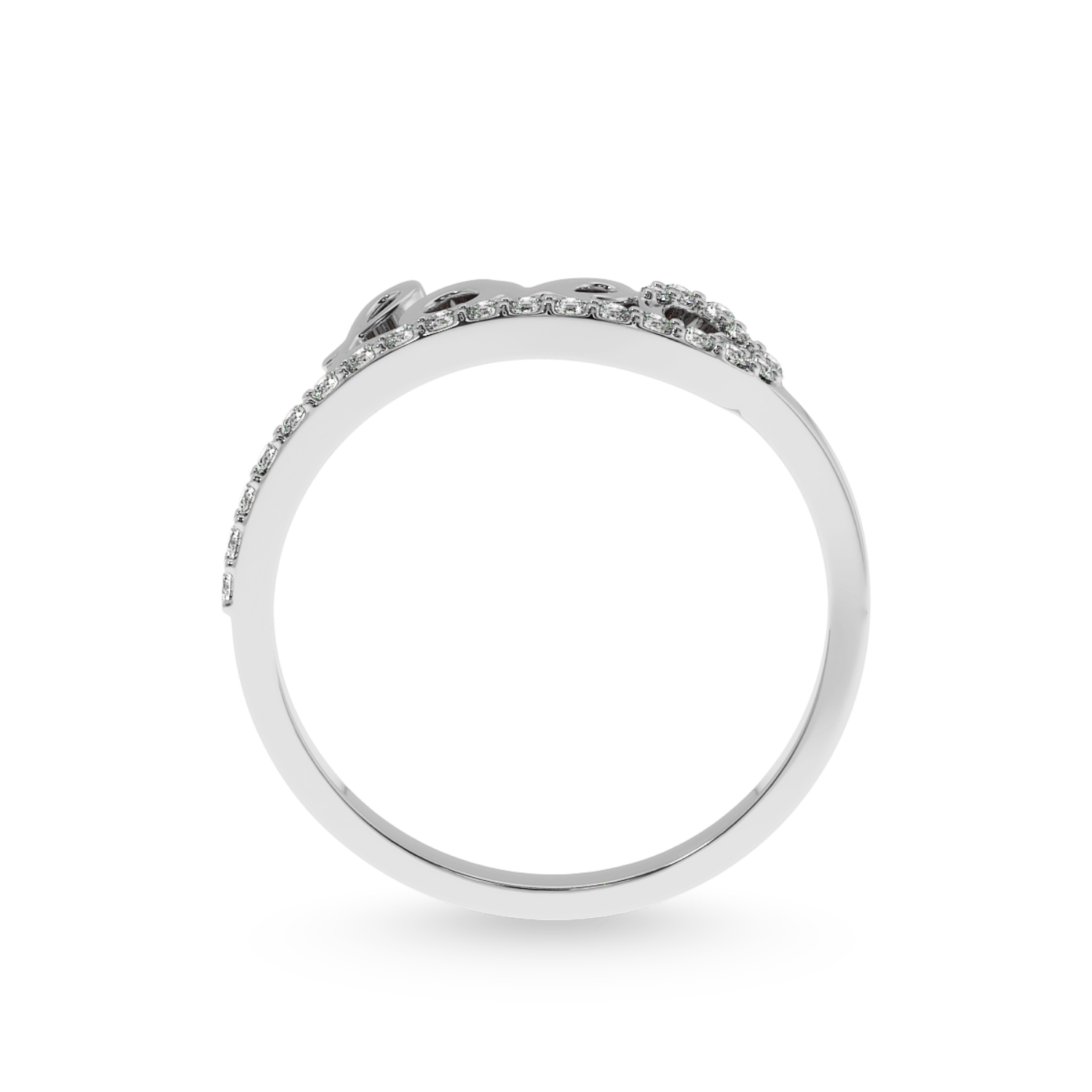 Designer Platinum Diamond Heart Ring for Women JL PT LC886   Jewelove