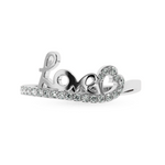 Load image into Gallery viewer, Designer Platinum Diamond Heart Ring for Women JL PT LC886  VVS-GH Jewelove
