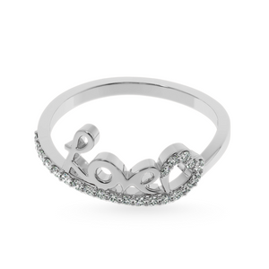 Designer Platinum Diamond Heart Ring for Women JL PT LC886   Jewelove