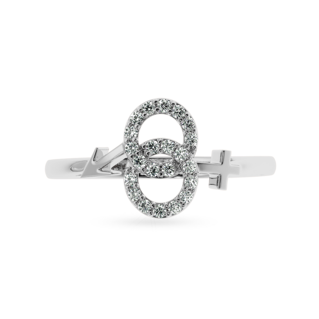 Designer Platinum Diamond Ring for Women JL PT LC888  VVS-GH Jewelove