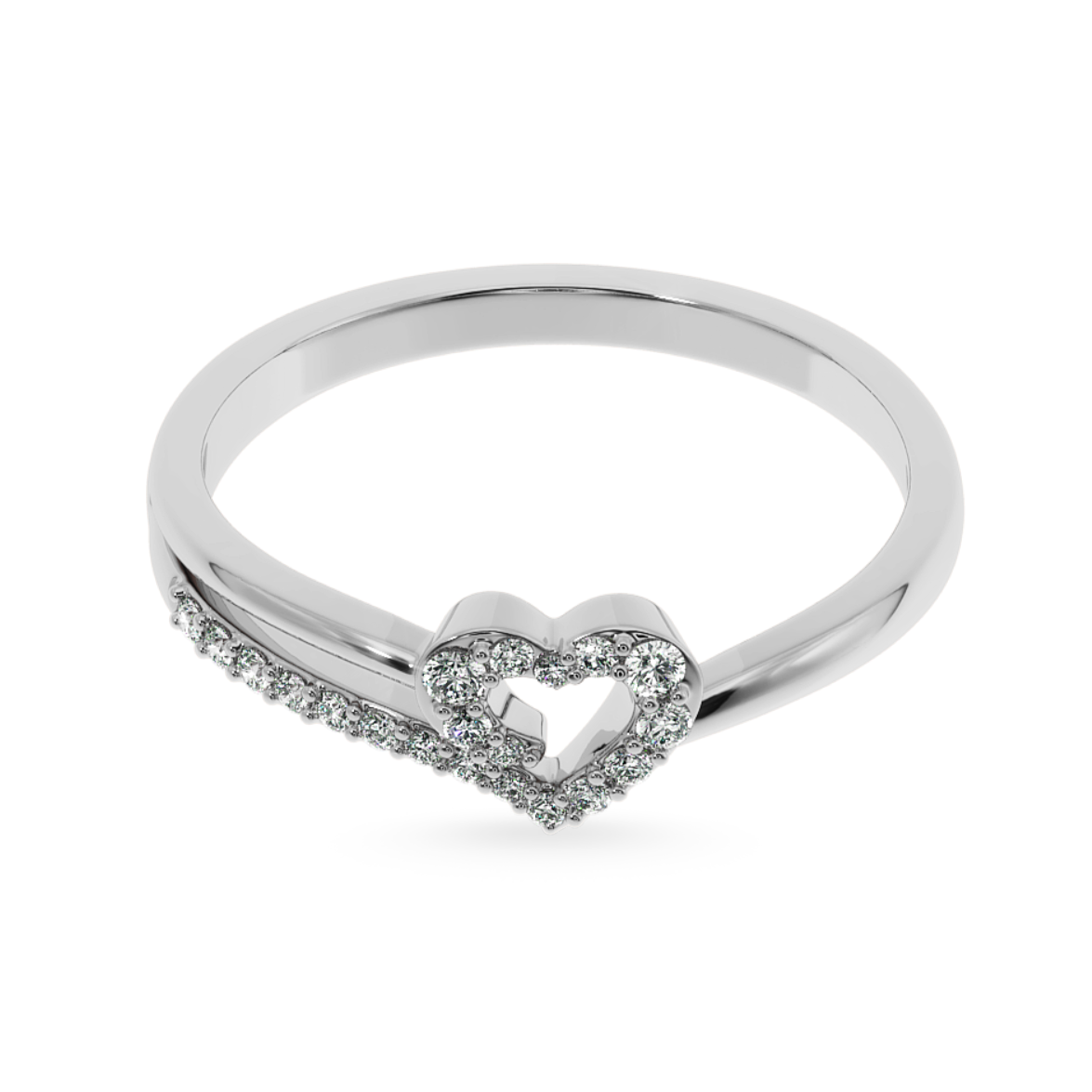 Designer Platinum Diamond Ring for Women JL PT LC889   Jewelove