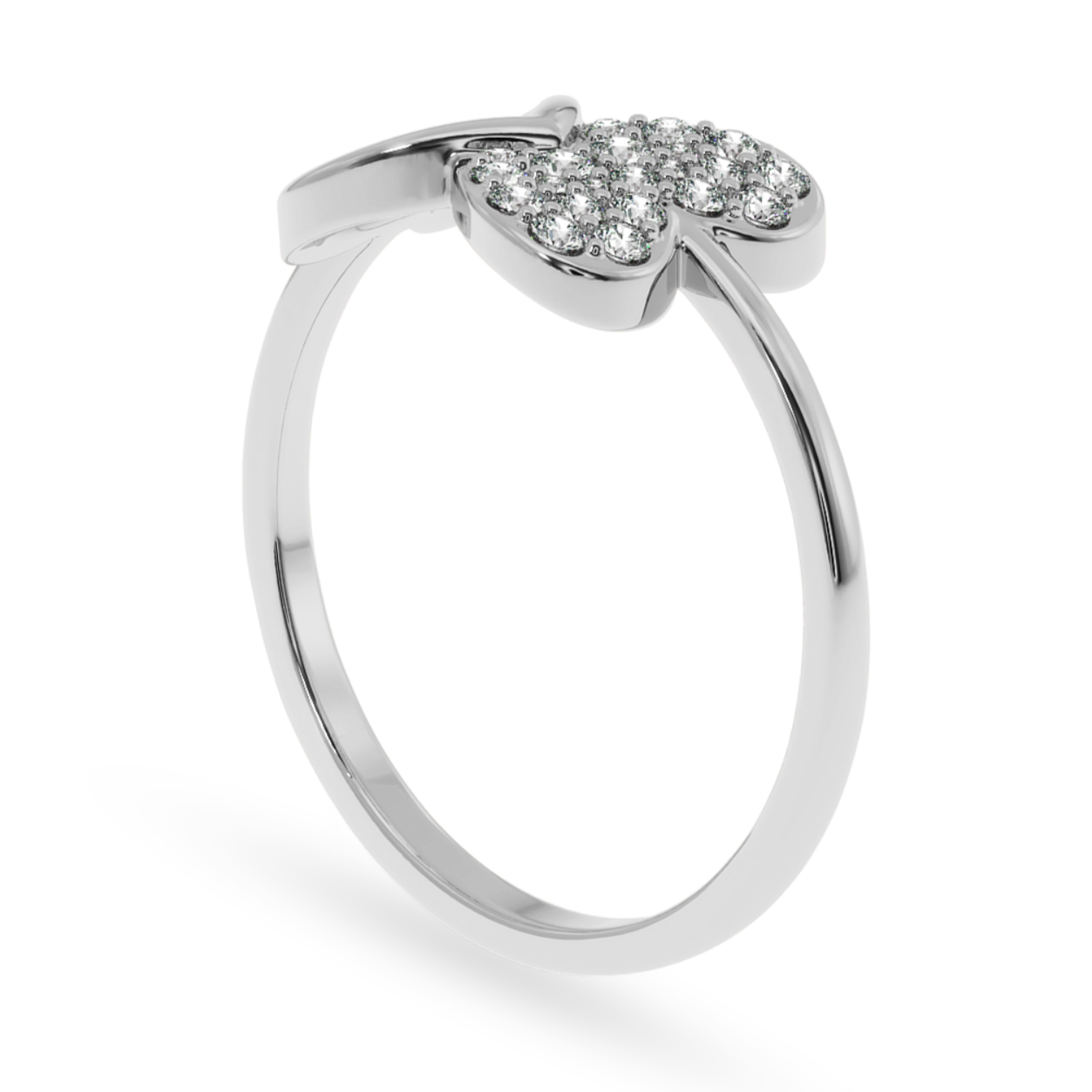 Designer Platinum Diamond Ring for Women JL PT LC890   Jewelove