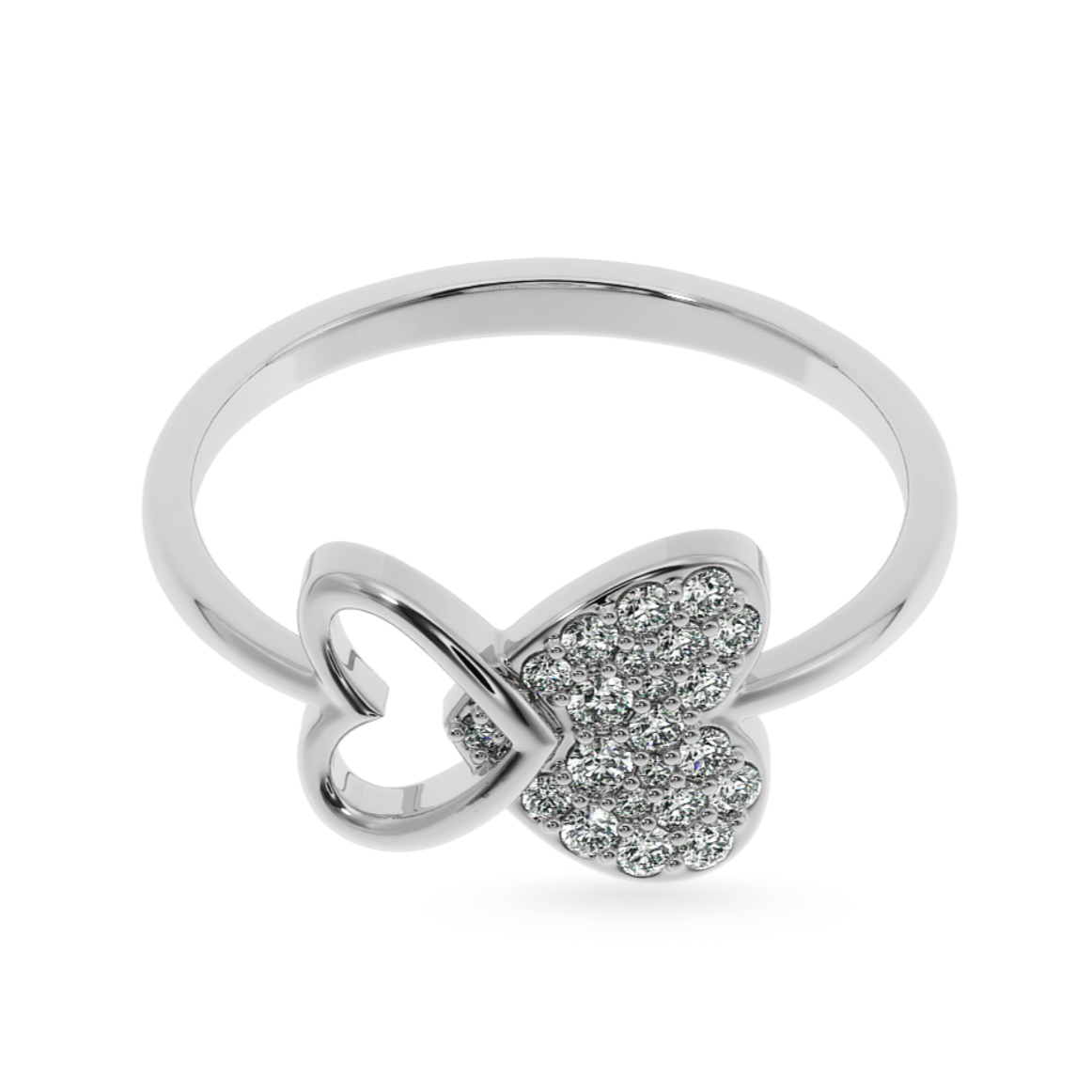Designer Platinum Diamond Ring for Women JL PT LC890   Jewelove