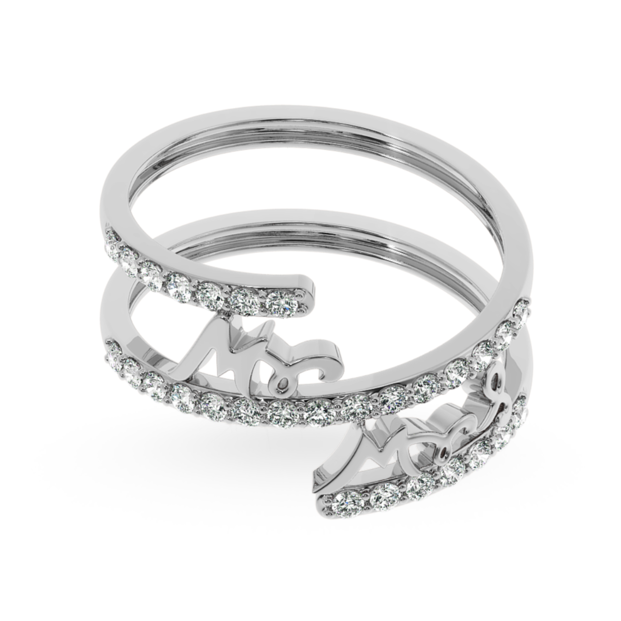 Designer Platinum Diamond Ring for Women JL PT LC891   Jewelove