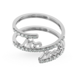 Load image into Gallery viewer, Designer Platinum Diamond Ring for Women JL PT LC891   Jewelove
