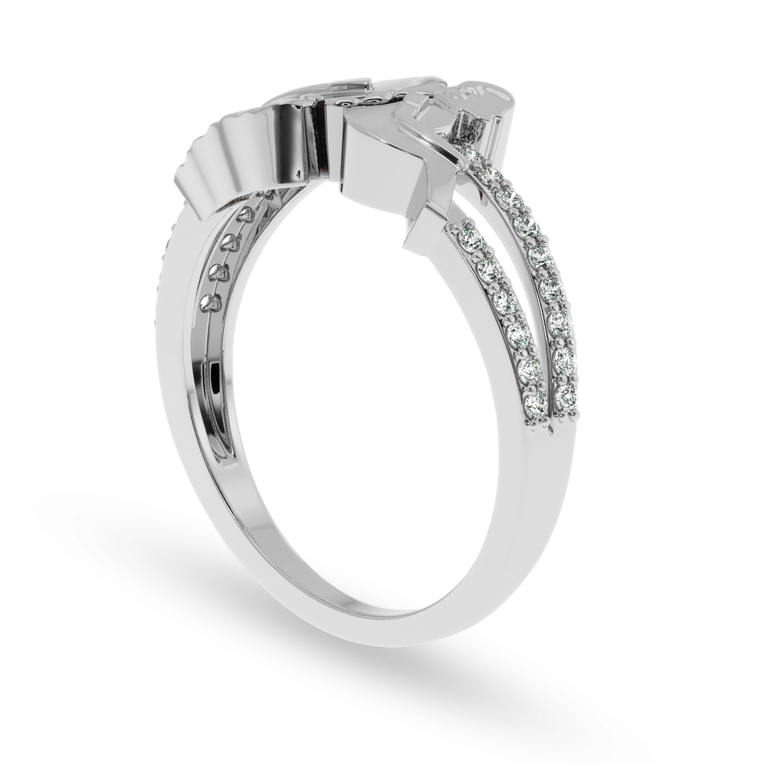 Designer Platinum Diamond Ring for Women JL PT LC894   Jewelove