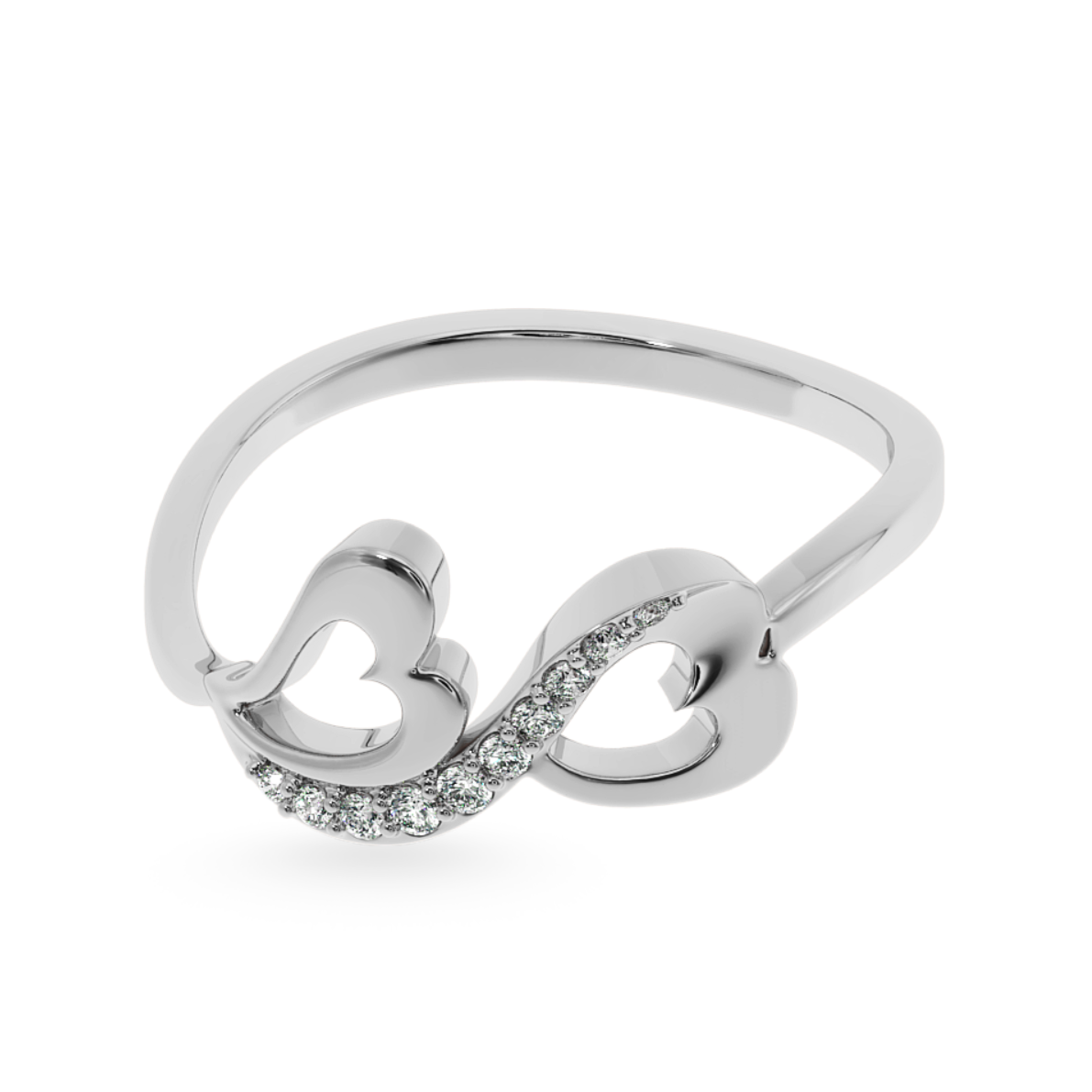 Designer Platinum Diamond Ring for Women JL PT LC895   Jewelove