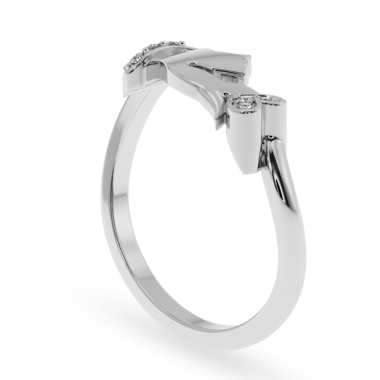 Designer Platinum Diamond Ring for Women JL PT LC896   Jewelove