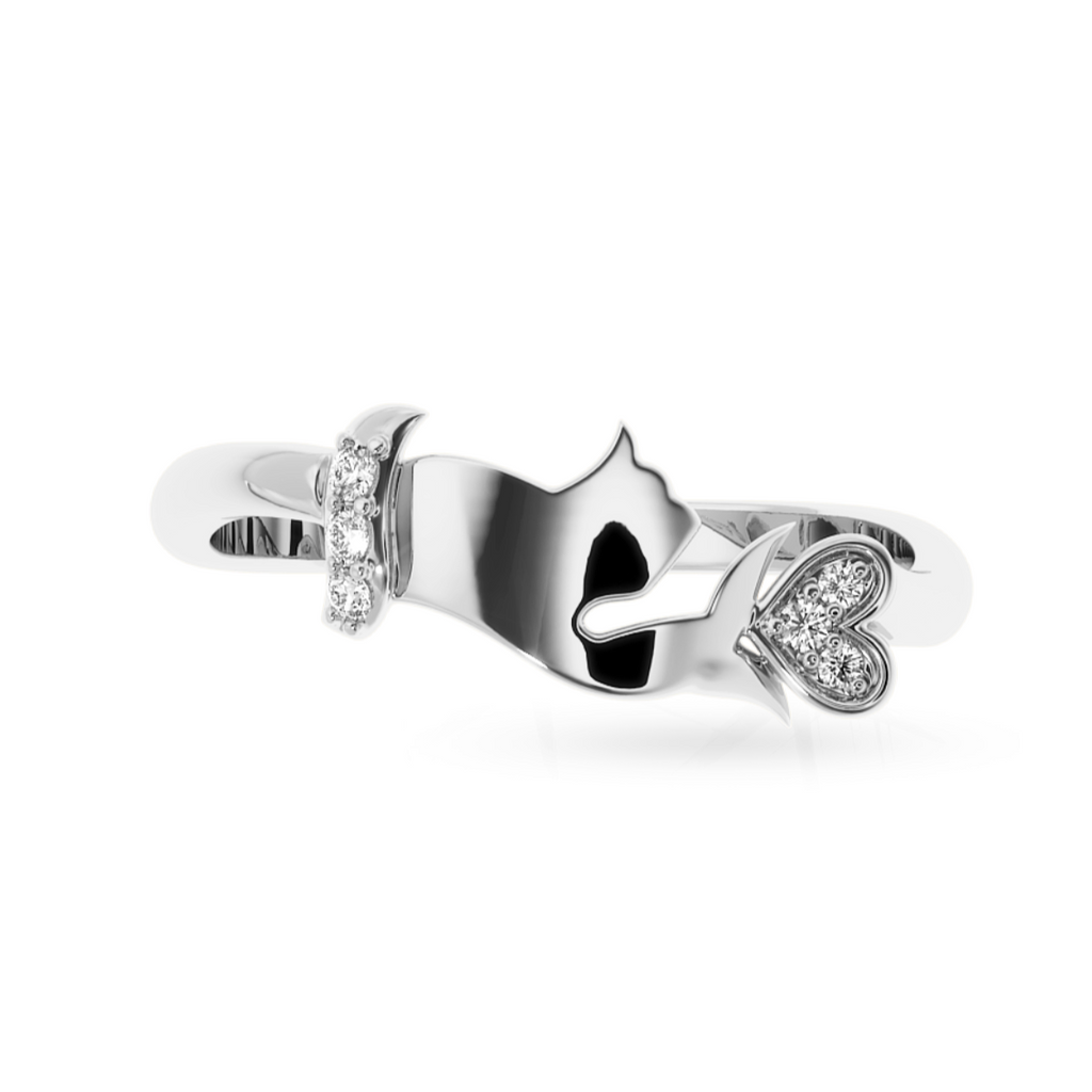 Designer Platinum Diamond Ring for Women JL PT LC896  VVS-GH Jewelove