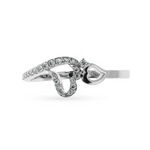 Load image into Gallery viewer, Designer Platinum Diamond Heart Ring for Women JL PT LC898  VVS-GH Jewelove
