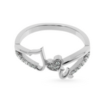 Load image into Gallery viewer, Designer Platinum Diamond Heart Ring for Women JL PT LC899   Jewelove
