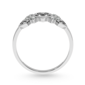Designer Platinum Diamond Heart Ring for Women JL PT LC900   Jewelove