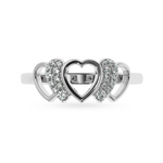 Load image into Gallery viewer, Designer Platinum Diamond Heart Ring for Women JL PT LC900  VVS-GH Jewelove

