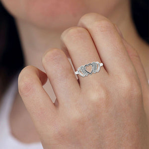 Designer Platinum Diamond Heart Ring for Women JL PT LC900   Jewelove