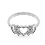 Load image into Gallery viewer, Designer Platinum Diamond Heart Ring for Women JL PT LC900   Jewelove

