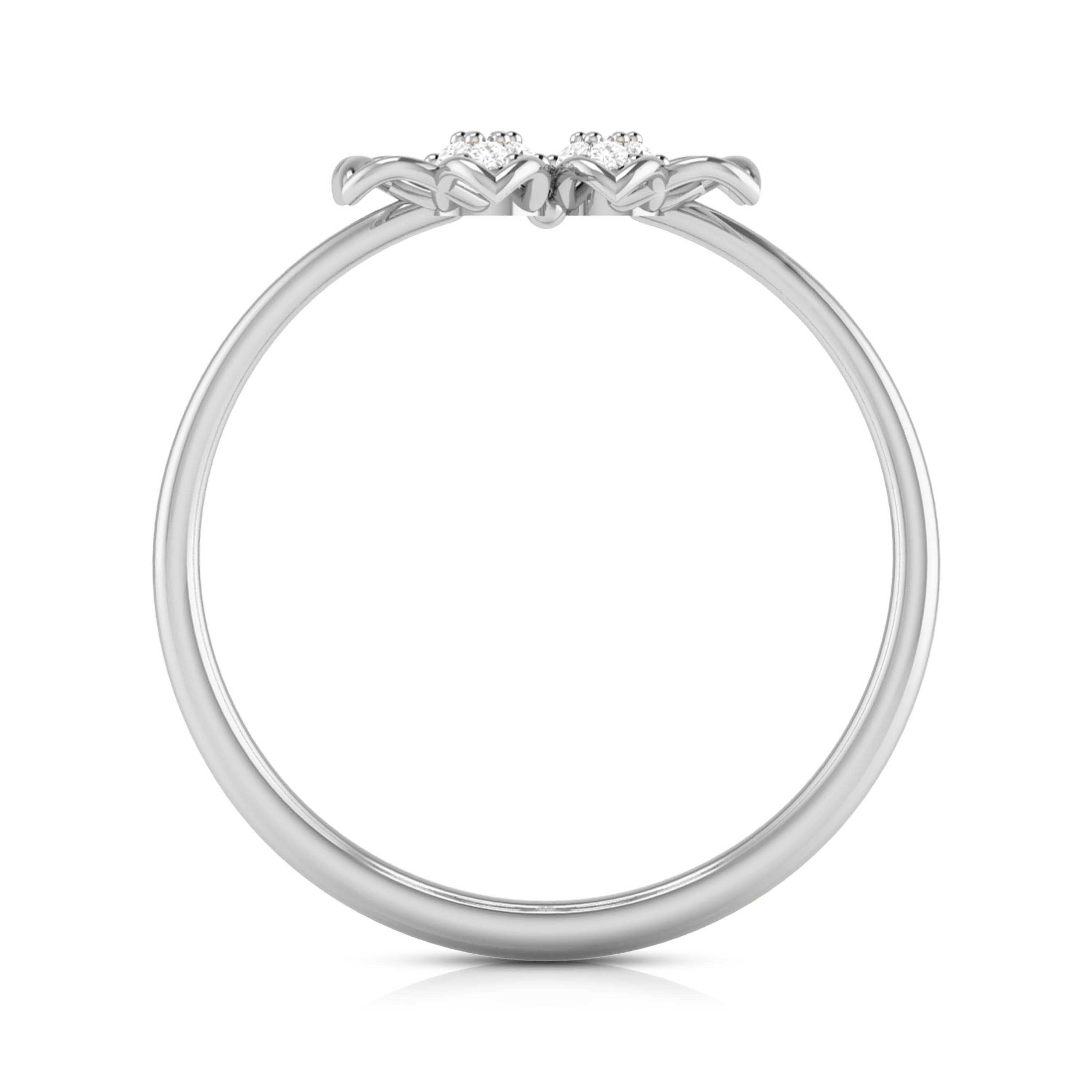 Platinum Diamond Ring for Women JL PT LR 01   Jewelove.US