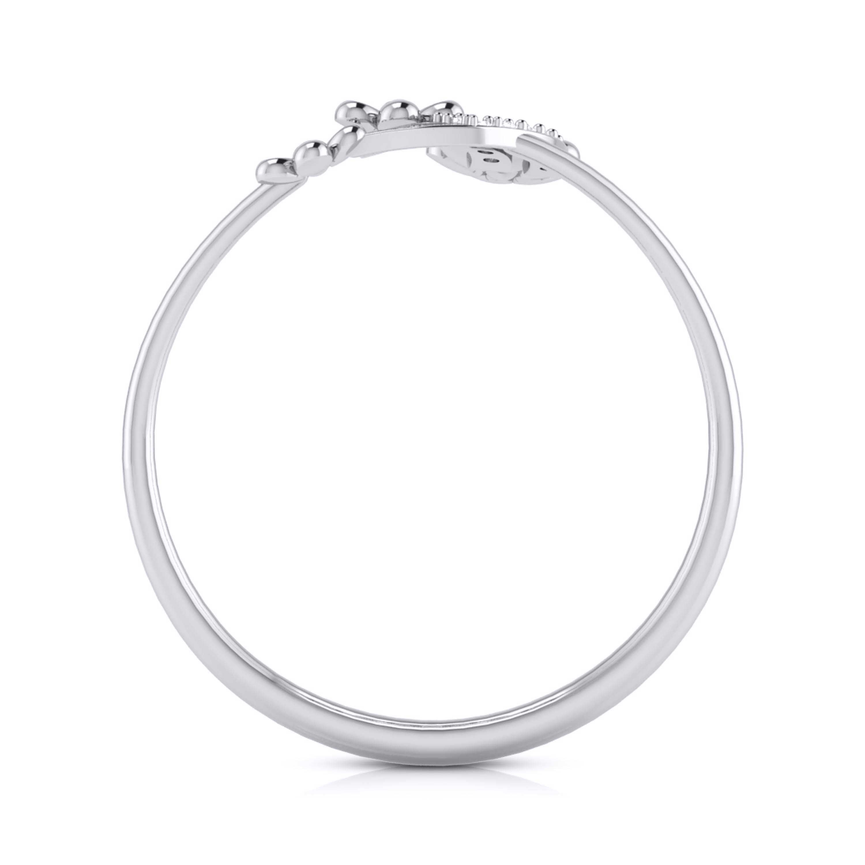 Platinum Diamond Ring for Women JL PT LR 02