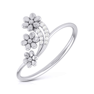 Platinum Diamond Ring for Women JL PT LR 02