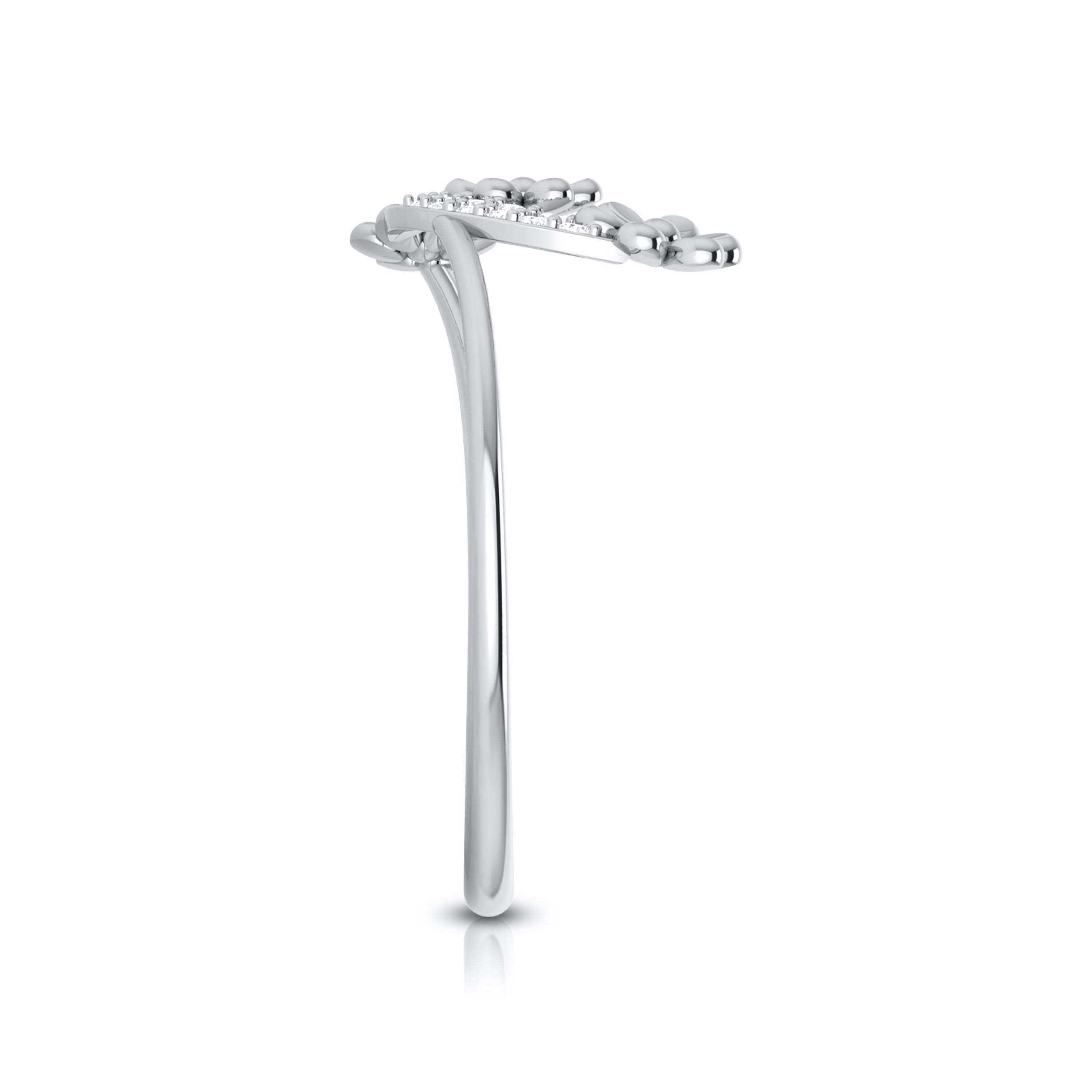 Platinum Diamond Ring for Women JL PT LR 02