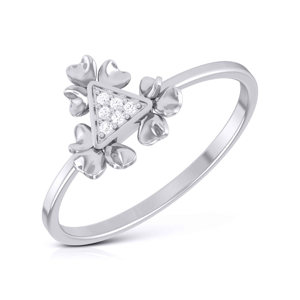 Platinum Diamond Ring for Women JL PT LR 04  VVS-GH Jewelove.US