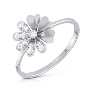 Platinum Diamond Ring for Women JL PT LR 05   Jewelove.US