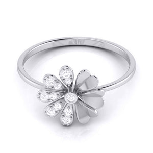 Platinum Diamond Ring for Women JL PT LR 05