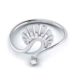 Platinum Diamond Ring for Women JL PT LR 08   Jewelove.US
