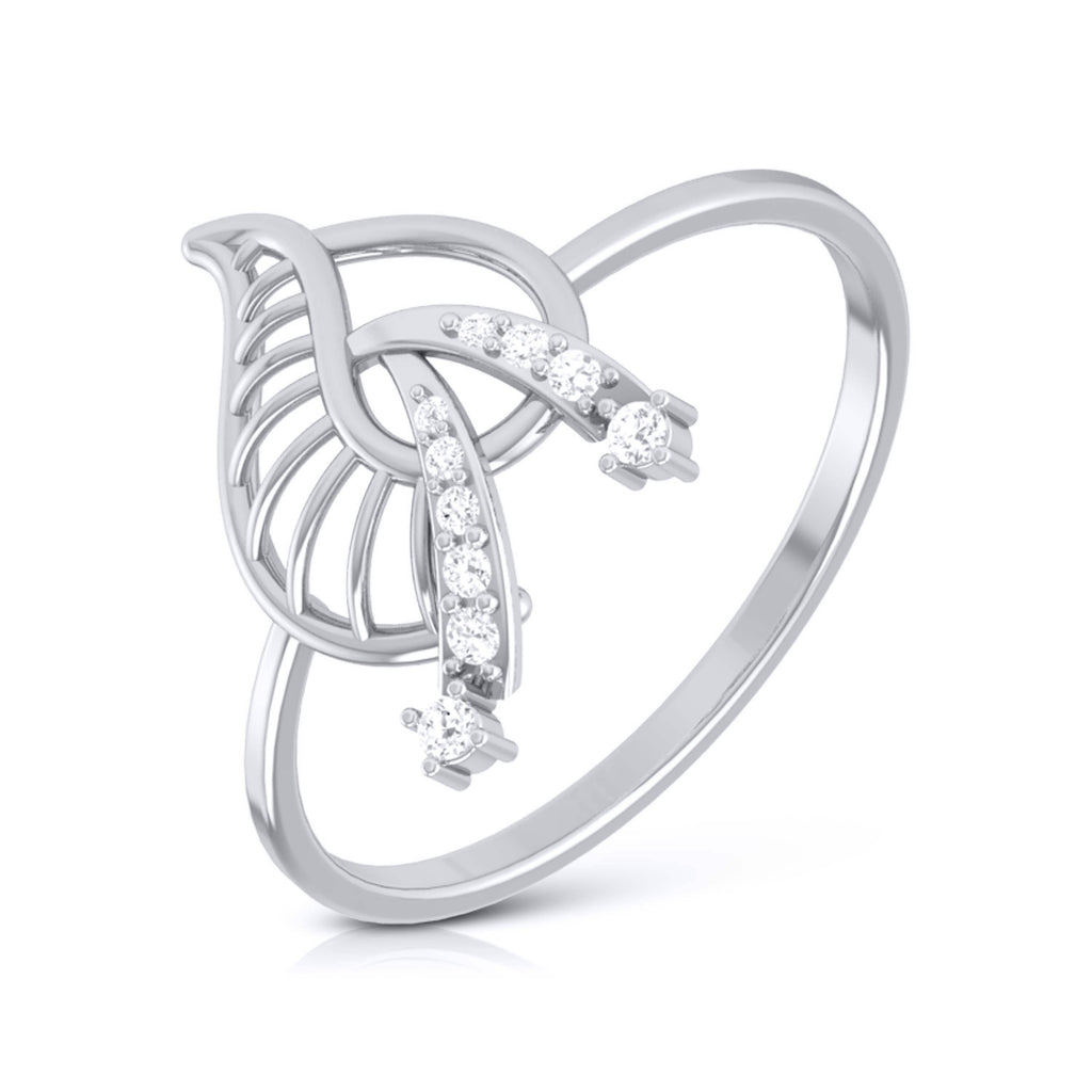 Platinum Diamond Ring for Women JL PT LR 09   Jewelove.US