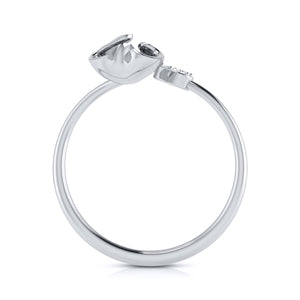 Platinum Diamond Ring for Women JL PT LR 101   Jewelove.US