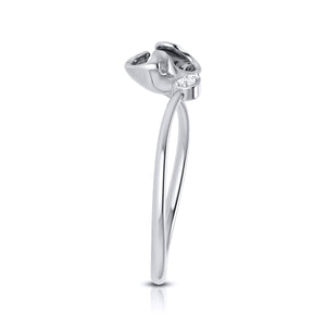 Platinum Diamond Ring for Women JL PT LR 101
