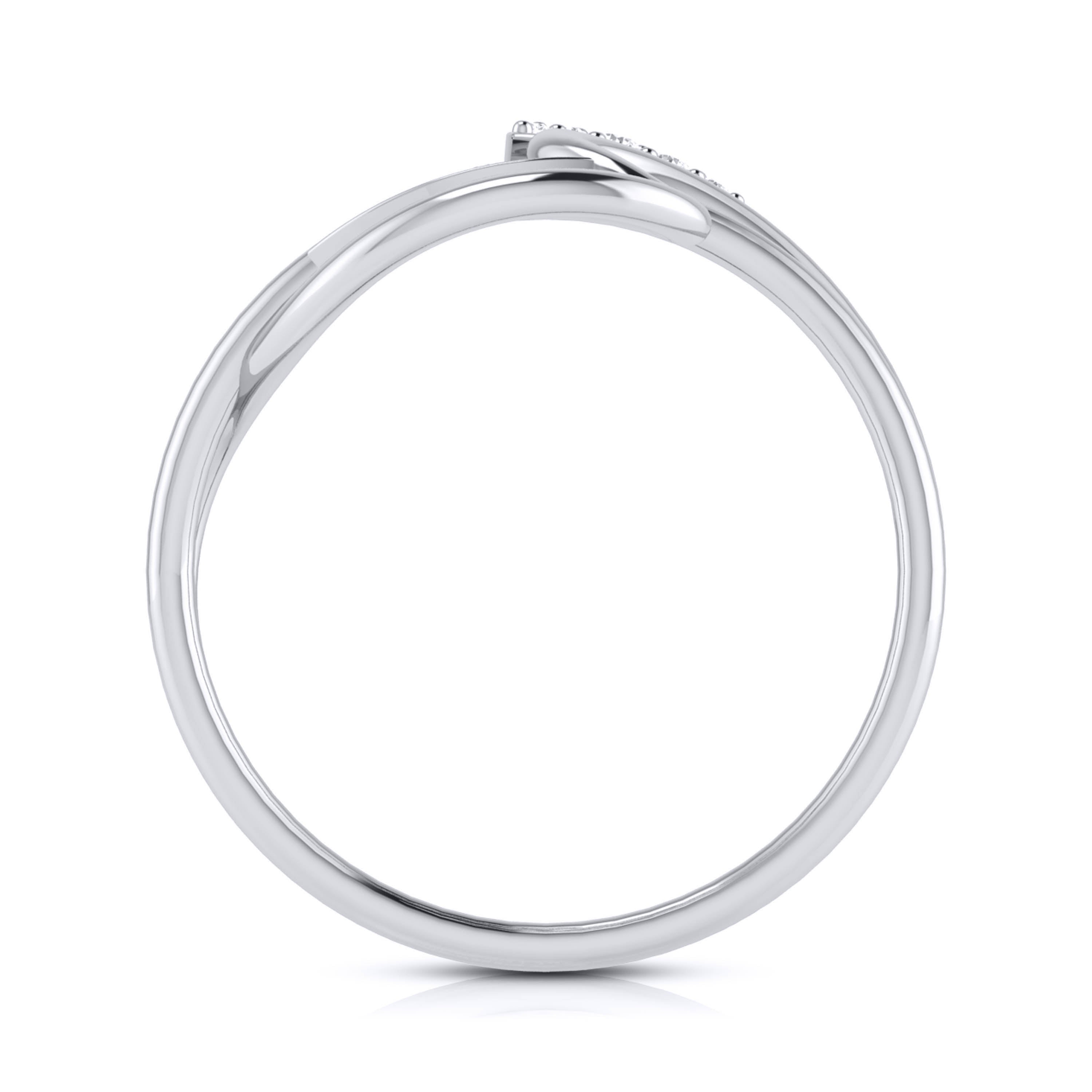 Platinum Diamond Ring for Women JL PT LR 102