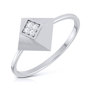 Platinum Diamond Ring for Women JL PT LR 103   Jewelove.US