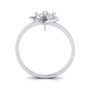 Platinum Diamond Ring for Women JL PT LR 107