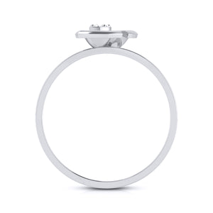 Platinum Diamond Ring for Women JL PT LR 108