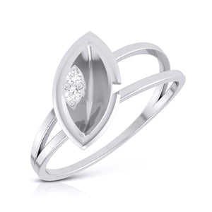 Platinum Diamond Ring for Women JL PT LR 108