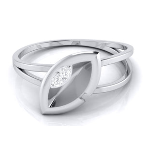 Platinum Diamond Ring for Women JL PT LR 108