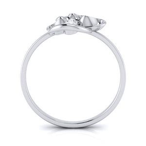Platinum Diamond Ring for Women JL PT LR 109   Jewelove.US