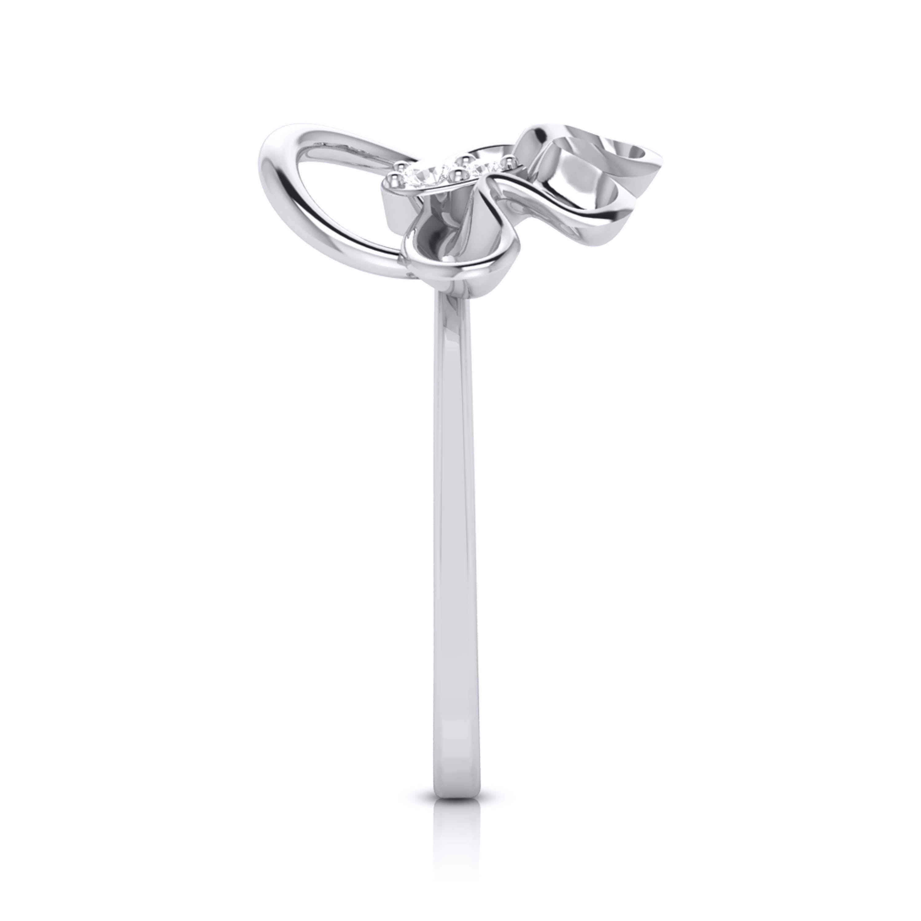 Platinum Diamond Ring for Women JL PT LR 109